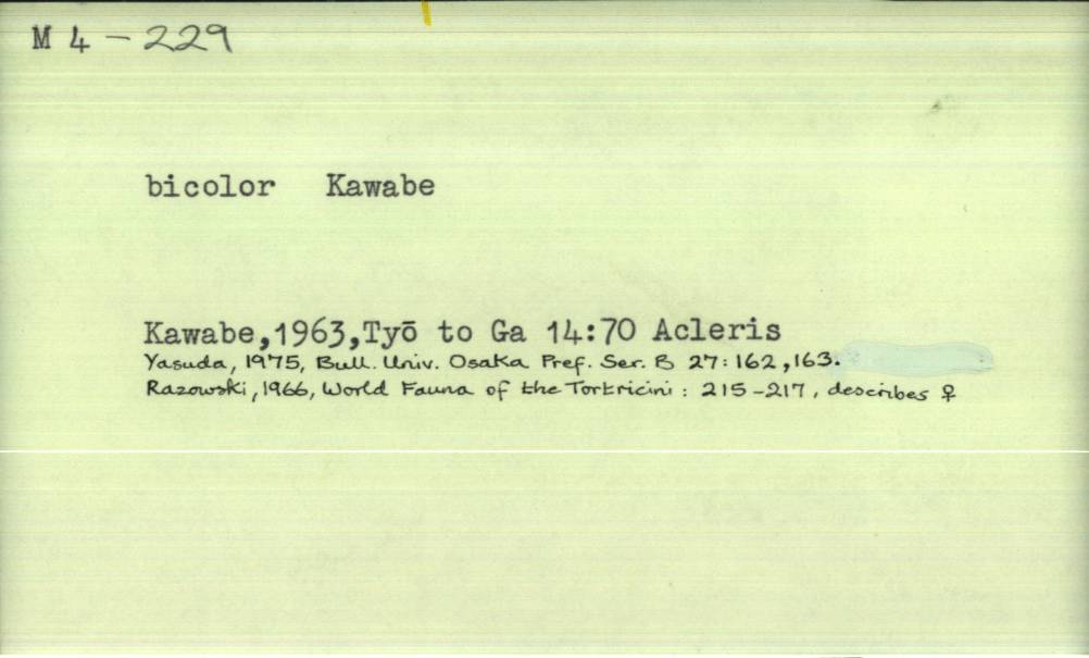 front of card